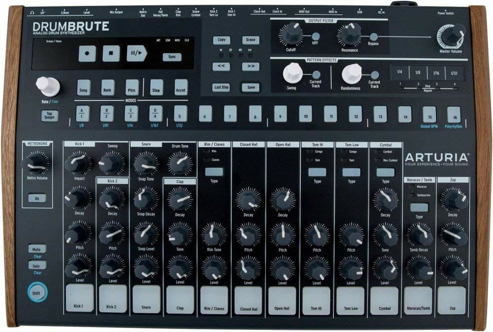 arturia drumbrute review synthesizer